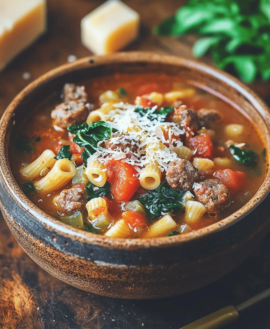 When the temperature drops and the days grow shorter, there’s nothing quite like a steaming bowl of soup to provide warmth and comfort. The Hearty Ditalini Pasta and Sausage Soup is a perfect example of a dish that not only warms the soul but also nourishes the body. This rustic Italian-inspired soup combines the rich flavors of Italian sausage, fresh vegetables, and tender ditalini pasta, resulting in a delightful meal that is both satisfying and wholesome.