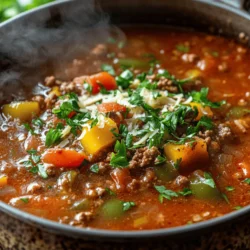 To truly appreciate the depth of flavor in Hearty Stuffed Pepper Soup, it’s essential to understand its core ingredients and the nutritional benefits they bring to the table.