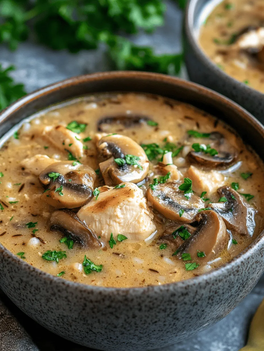 Soup has long been cherished as a comforting and satisfying dish across a multitude of cuisines worldwide. From steaming bowls of chicken noodle to hearty vegetable broths, soups hold a special place in our hearts and on our dinner tables. Among the plethora of soup varieties, creamy soups have surged in popularity, offering a rich, indulgent experience that warms the soul. One standout recipe that satisfies both the palate and the need for nourishment is the Easy Creamy Mushroom Chicken Soup with Wild Rice.