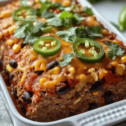 Meatloaf is a classic dish that has stood the test of time in many households, often serving as a comfort food staple across various cultures. While traditional meatloaf recipes typically feature a blend of ground meat, breadcrumbs, and seasonings, creative adaptations have emerged, reflecting local flavors and culinary traditions. One such exciting variation is the Mexican Taco Meatloaf, a delightful fusion that marries the heartiness of classic meatloaf with the vibrant, bold flavors of Mexican cuisine.