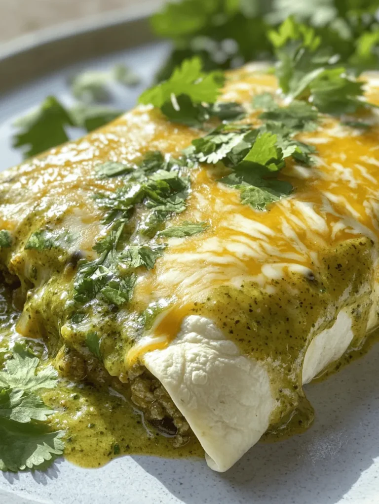 To create the perfect smothered green chili burritos, it's important to understand the ingredients that come together to form this delectable dish. Each element plays a crucial role in building flavor, texture, and nutrition.
