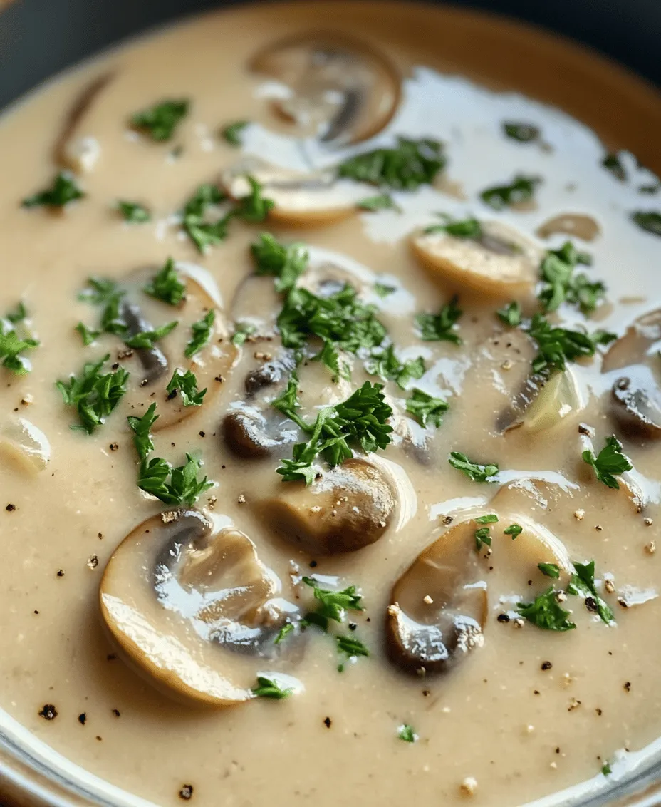 There's something incredibly comforting about a warm bowl of cream of mushroom soup. It's a dish that evokes nostalgia, often reminding us of family gatherings, cozy winter nights, or even a simple lunch on a rainy day. The creamy texture, combined with the rich umami flavor of mushrooms, creates a delightful experience that warms the heart and soul. Whether you’re looking to impress guests at a dinner party, serve a comforting meal to your family, or simply indulge in a cozy night in, this Heavenly Cream of Mushroom Soup is the perfect choice for any occasion.