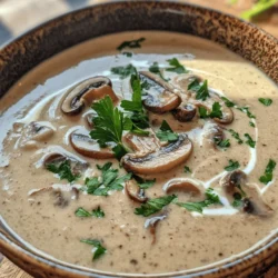 Mushroom soup has long held a place in the hearts and kitchens of many, celebrated for its rich, comforting flavor and velvety texture. Whether it’s a chilly evening or a cozy gathering with friends, a bowl of cream of mushroom soup can evoke feelings of warmth and contentment. While store-bought versions are convenient, they often lack the depth of flavor and freshness that a homemade version can provide. Crafting your own cream of mushroom soup not only allows you to control the ingredients but also gives you the opportunity to tailor the flavors to your liking.