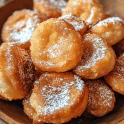 Buñuelos are a cherished treat that transcends borders, delighting taste buds across various cultures. Whether enjoyed during festive celebrations, family gatherings, or simply as an afternoon snack, these delectable fried dough balls bring a sense of warmth and joy. With their crisp exterior and soft, fluffy interior, buñuelos have become synonymous with comfort food in many households. What makes this particular recipe so appealing is its simplicity—requiring only four common ingredients, it is accessible for home cooks of all skill levels. This makes it the perfect introduction to a beloved dish that can easily become a family favorite.