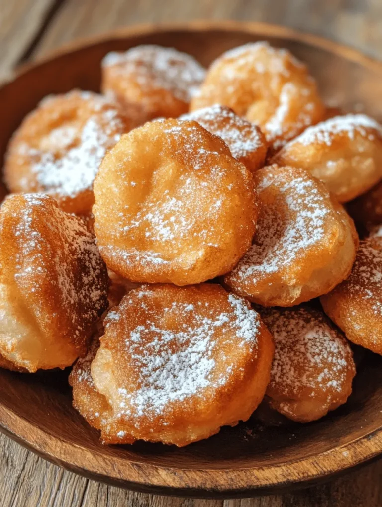 Buñuelos are a cherished treat that transcends borders, delighting taste buds across various cultures. Whether enjoyed during festive celebrations, family gatherings, or simply as an afternoon snack, these delectable fried dough balls bring a sense of warmth and joy. With their crisp exterior and soft, fluffy interior, buñuelos have become synonymous with comfort food in many households. What makes this particular recipe so appealing is its simplicity—requiring only four common ingredients, it is accessible for home cooks of all skill levels. This makes it the perfect introduction to a beloved dish that can easily become a family favorite.