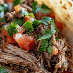 Slow Cooker Mexican Shredded Beef Fiesta is a culinary masterpiece that brings the warmth and vibrant flavors of Mexican cuisine right into your kitchen. This dish is not only a feast for the senses, but it's also incredibly practical for busy weeknights or festive gatherings. The star of the show is the succulent, tender beef that is infused with a medley of spices, fresh ingredients, and cooking liquids that meld together to create a rich, mouthwatering experience.