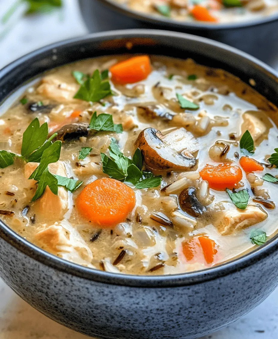 As the temperatures drop and the days grow shorter, there's nothing quite like a warm bowl of soup to bring comfort and nourishment to your soul. Cozy Chicken & Mushroom Wild Rice Soup is a culinary embrace that combines rich flavors with wholesome ingredients, creating a dish that not only satisfies your hunger but also lifts your spirits. This delightful recipe features tender chunks of chicken, earthy mushrooms, and the unique texture of wild rice, making it an ideal choice for chilly days or whenever you crave a hearty meal.