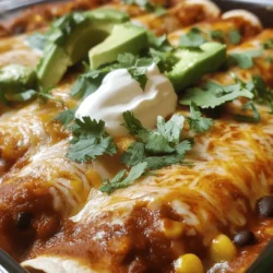 Enchiladas are a quintessential dish in Mexican cuisine, renowned for their versatility and rich flavors. Traditionally made by rolling tortillas around a filling and smothering them in a savory sauce, enchiladas have secured their place as a beloved favorite in many households worldwide. Among the myriad of enchilada variations, spicy chipotle chicken enchiladas stand out for their robust flavor profile that strikes a perfect balance between heat and savory goodness.