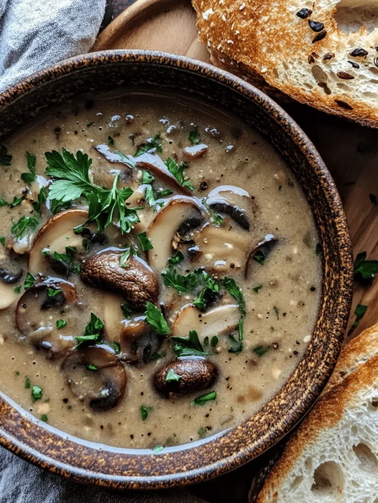 Creating the perfect creamy Hungarian mushroom soup starts with selecting the right ingredients. Let’s delve into the delightful components that make this soup a true masterpiece.