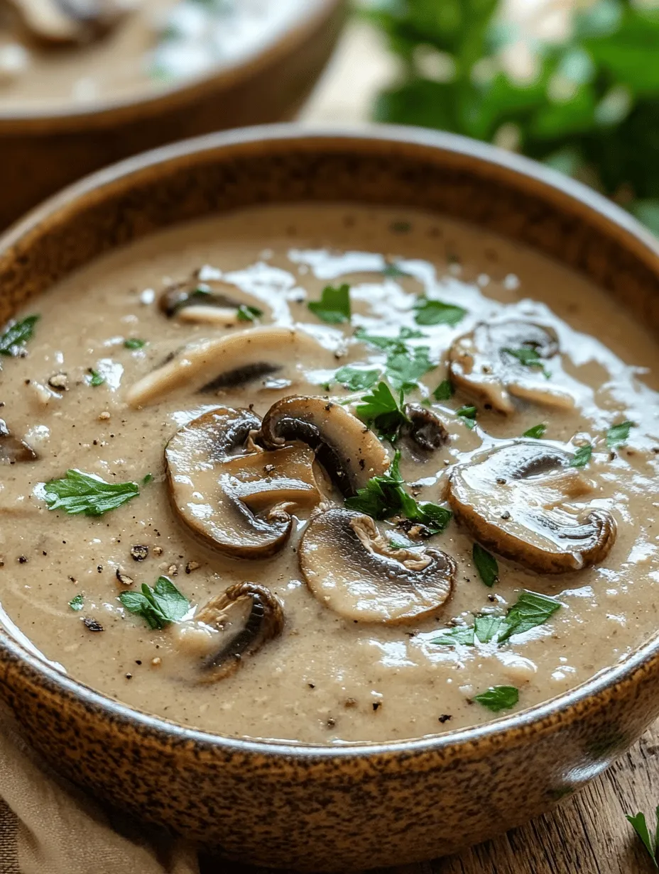 There’s something inherently comforting about a warm bowl of soup on a chilly day. Soups have a unique ability to provide warmth not just to our bodies but also to our souls, making them an essential part of any home-cooked meal. Among the myriad of soups available, Cozy Creamy Mushroom Soup stands out for its rich, earthy flavor profile and velvety texture. This delightful dish is not only a celebration of mushrooms but also a canvas for creativity, allowing you to infuse it with your favorite herbs and spices.