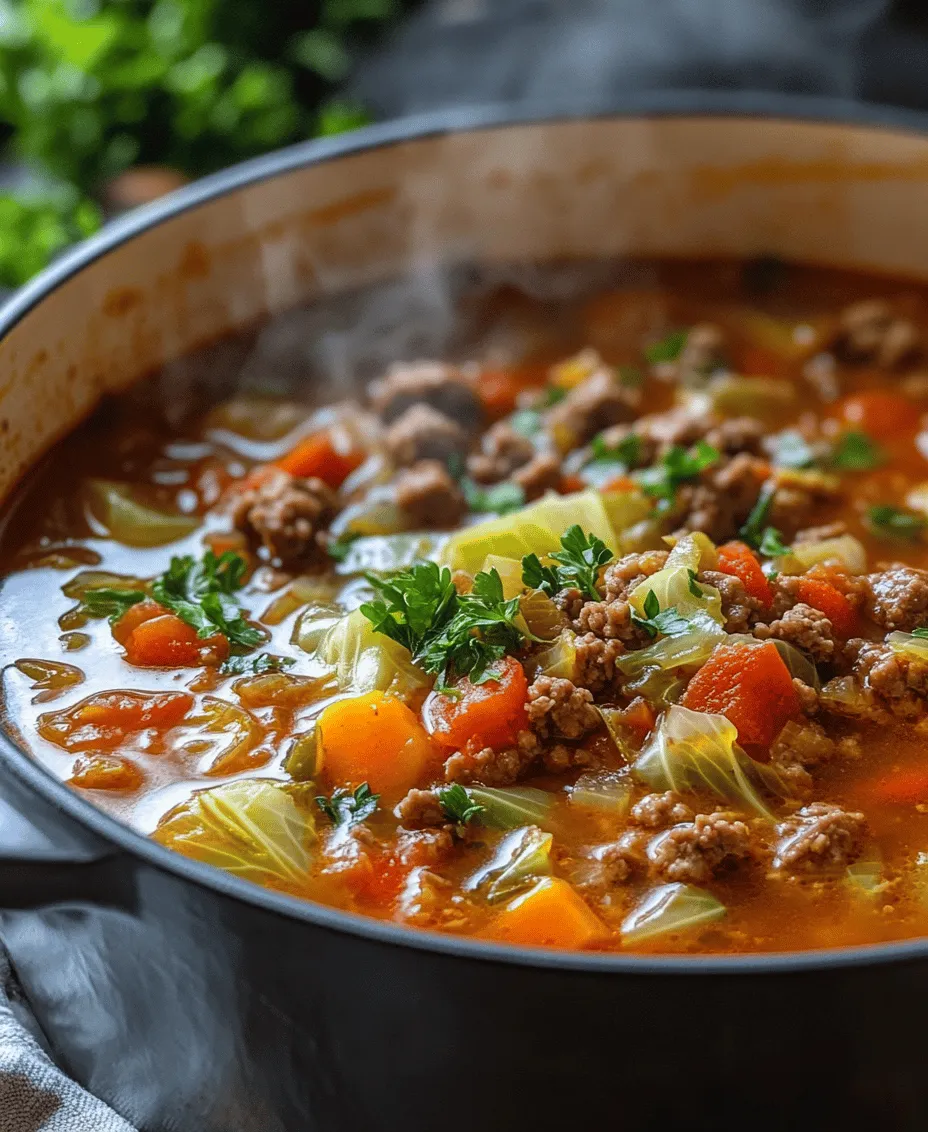 Cabbage Roll Soup has become a beloved staple in homes across the globe, known for its heartwarming flavors and comforting qualities. This delightful dish takes the traditional cabbage roll—a dish where seasoned meat and rice are wrapped in cabbage leaves—and transforms it into a hearty soup, making it easier and quicker to prepare without sacrificing taste. In today's fast-paced world, comfort food like Cabbage Roll Soup plays a crucial role in our everyday cooking, providing nourishment and warmth while reminding us of simpler times spent around the dinner table.