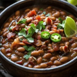 Charro beans, or "frijoles charros," are a beloved dish deeply rooted in Mexican culinary tradition. This flavorful bean dish is not merely a side; it’s an essential component of many Mexican meals and is often featured at gatherings, celebrations, and family dinners. The dish embodies the essence of Mexican comfort food, packed with savory flavors and hearty ingredients that evoke a sense of warmth and togetherness.