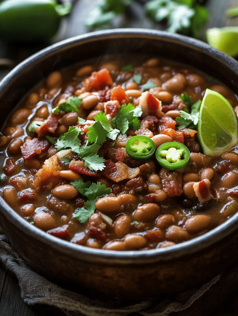Charro beans, or "frijoles charros," are a beloved dish deeply rooted in Mexican culinary tradition. This flavorful bean dish is not merely a side; it’s an essential component of many Mexican meals and is often featured at gatherings, celebrations, and family dinners. The dish embodies the essence of Mexican comfort food, packed with savory flavors and hearty ingredients that evoke a sense of warmth and togetherness.