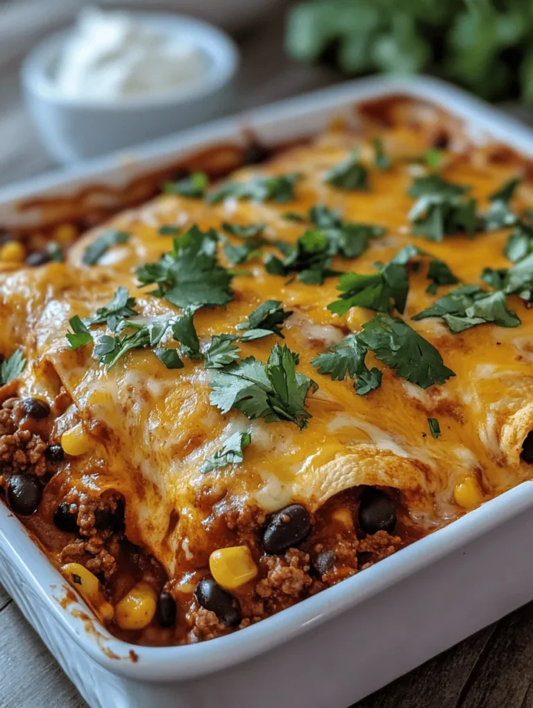 To craft the perfect Beef Enchilada Casserole, understanding each ingredient's role in the recipe is crucial. Each component not only contributes to the overall flavor but also provides texture and nutrition, ensuring a well-rounded dish.