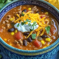 When it comes to comfort food, few dishes can rival the heartiness and warmth of a well-crafted soup. Among these, taco soup stands out as a favorite for families and friends alike. Imagine a steaming bowl filled with the robust flavors of taco night, but in a cozy soup form—this is the essence of the Ultimate Taco Soup. It beautifully marries the classic tastes of tacos with the soothing qualities of a soup, making it an ideal choice for busy weeknights or lively gatherings.