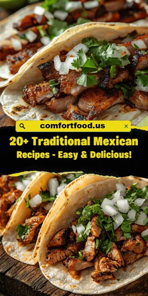 Dive into the vibrant world of Mexican cuisine with Tacos al Pastor, a beloved dish that blends flavors from various cultures. Learn the art of marinating pork and grilling it to perfection, wrapped in warm corn tortillas. This simple yet delicious recipe is a perfect introduction to traditional Mexican cooking. Experience the explosion of taste with fresh toppings like cilantro, onion, and lime. Bring a taste of Mexico to your kitchen! #TacosAlPastor #MexicanCuisine #CookingAtHome #Foodie #RecipeIdeas #CulinaryJourney