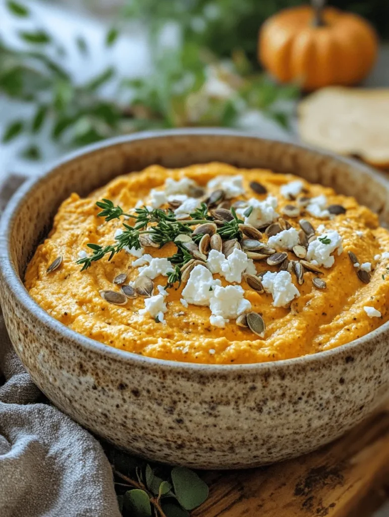 As autumn rolls in, the culinary world begins to embrace the rich, earthy flavors that define the season. Pumpkin, often relegated to pies and lattes, is now making waves in savory dishes, and for good reason. This versatile gourd is not only a staple of fall cuisine but also a nutritional powerhouse, packed with vitamins and antioxidants. One delightful way to enjoy pumpkin this season is through a unique and irresistible appetizer: Pumpkin Whipped Feta Dip. This creamy dip blends the sweetness of pumpkin with the tangy richness of feta cheese, creating a perfect balance that will elevate your appetizer game at any gathering.