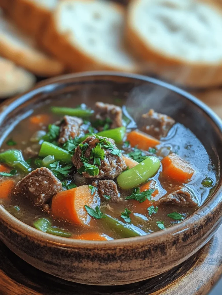 To truly appreciate the depth of flavor and health benefits of Hearty Vegetable Beef Soup, it’s essential to understand the ingredients that come together to create this dish. Each component plays a strategic role, contributing not only to the soup’s taste but also to its nutritional value.
