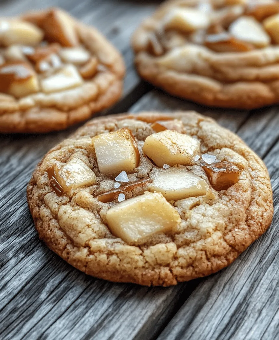 Caramel Apple Cookies offer a unique flavor experience that combines the tartness of apples with the rich sweetness of caramel and the warm spices typically associated with fall baking. The apples lend a natural moisture and a hint of acidity that balances the sweetness of the caramel, while spices like cinnamon and nutmeg enhance the overall aroma and flavor, evoking memories of warm cider and pumpkin patches. This delightful combination creates a nostalgic taste that appeals to both children and adults alike, making these cookies a hit for any occasion.