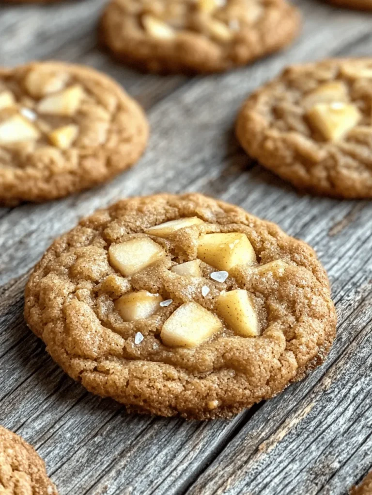Caramel Apple Cookies offer a unique flavor experience that combines the tartness of apples with the rich sweetness of caramel and the warm spices typically associated with fall baking. The apples lend a natural moisture and a hint of acidity that balances the sweetness of the caramel, while spices like cinnamon and nutmeg enhance the overall aroma and flavor, evoking memories of warm cider and pumpkin patches. This delightful combination creates a nostalgic taste that appeals to both children and adults alike, making these cookies a hit for any occasion.