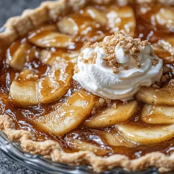 When it comes to classic desserts, few can rival the comforting allure of a freshly baked apple pie. Now, imagine elevating that beloved staple into something even more indulgent: the Toffee Apple Pie. This delightful fusion of flavors combines the warm, familiar taste of spiced apples with the rich sweetness of toffee bits, creating a dessert that is as heartwarming as it is delicious. Whether you are celebrating a special occasion, hosting a family gathering, or simply treating yourself after a long day, this pie is sure to impress everyone at the table.