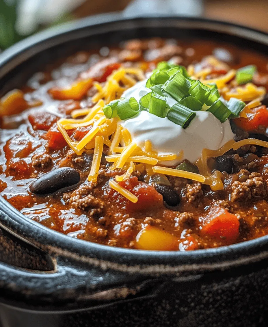 Chili is more than just a dish; it’s a beloved comfort food that has nestled itself into the hearts and homes of many. Known for its hearty flavors and warm spices, chili often evokes memories of family gatherings, tailgate parties, and cozy evenings by the fire. Its versatility allows for a wide range of variations, making it a favorite for both traditionalists and culinary adventurers alike. In this article, we will explore an easy, delicious, and customizable chili recipe that you can whip up in no time, ensuring that you always have a go-to meal ready for any occasion.