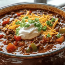 Chili is more than just a dish; it’s a beloved comfort food that has nestled itself into the hearts and homes of many. Known for its hearty flavors and warm spices, chili often evokes memories of family gatherings, tailgate parties, and cozy evenings by the fire. Its versatility allows for a wide range of variations, making it a favorite for both traditionalists and culinary adventurers alike. In this article, we will explore an easy, delicious, and customizable chili recipe that you can whip up in no time, ensuring that you always have a go-to meal ready for any occasion.