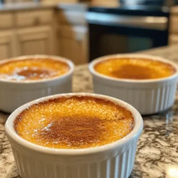 Crème brûlée, with its smooth custard base and signature caramelized sugar topping, has long been celebrated as one of the quintessential desserts in French cuisine. This classic treat exudes elegance, making it a popular choice in fine dining establishments and at home dinner parties alike. Its appeal lies not only in its delightful texture—a silky custard that melts in your mouth—but also in the satisfying crack of a perfectly torched sugar crust that reveals the creamy interior beneath.