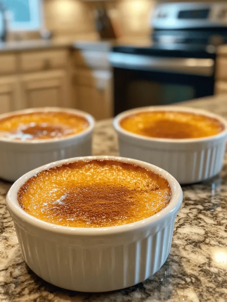 Crème brûlée, with its smooth custard base and signature caramelized sugar topping, has long been celebrated as one of the quintessential desserts in French cuisine. This classic treat exudes elegance, making it a popular choice in fine dining establishments and at home dinner parties alike. Its appeal lies not only in its delightful texture—a silky custard that melts in your mouth—but also in the satisfying crack of a perfectly torched sugar crust that reveals the creamy interior beneath.