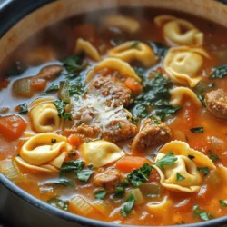 As autumn sweeps in with its crisp air and vibrant foliage, the craving for comforting, hearty meals intensifies. What better way to embrace the season than with a warm bowl of Sausage Tortellini Soup with Spinach? This delightful dish is not only a feast for the senses but also a remedy for the chilly evenings that fall brings. With its rich, savory flavors and nourishing ingredients, this soup brings together the best of the season in a single, satisfying bowl.