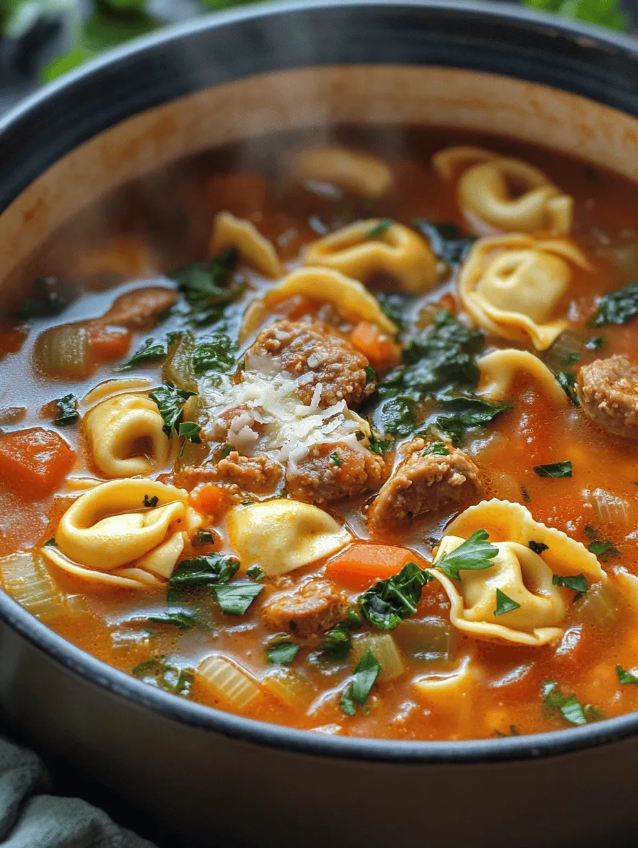 As autumn sweeps in with its crisp air and vibrant foliage, the craving for comforting, hearty meals intensifies. What better way to embrace the season than with a warm bowl of Sausage Tortellini Soup with Spinach? This delightful dish is not only a feast for the senses but also a remedy for the chilly evenings that fall brings. With its rich, savory flavors and nourishing ingredients, this soup brings together the best of the season in a single, satisfying bowl.