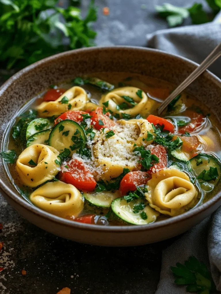 As the weather turns cooler and the leaves begin to fall, there's nothing quite as comforting as a warm bowl of soup. Tortellini soup, in particular, stands out as a delightful and nutritious meal option that combines rich flavors with an abundance of health benefits. This hearty dish is not just a simple comfort food; it's a wholesome meal that can satisfy a range of dietary needs while delivering an explosion of taste in every spoonful.
