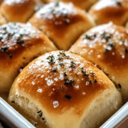 There’s something undeniably enchanting about the aroma of homemade bread wafting through your kitchen. The warm, inviting scent of baking rolls can transform a simple evening into a delightful experience, filling your home with comfort and nostalgia. Among the many varieties of bread, Buttery Herb Parker House Rolls stand out as a quintessential comfort food that elevates any meal. These rolls are perfect for family dinners, holiday celebrations, or even just a cozy night in.