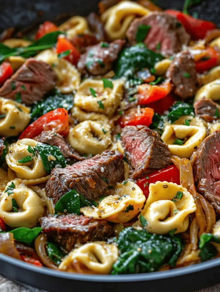 When it comes to weeknight dinners, finding a recipe that strikes the perfect balance between flavor, convenience, and nutrition can often feel like a challenge. Enter the Garlic Steak & Cheese-Filled Tortellini Skillet—a dish that not only satisfies your taste buds but also provides a hearty dose of protein and carbs in one delightful meal. This recipe combines tender steak, luscious cheese-filled tortellini, and aromatic garlic, creating a symphony of flavors that is sure to please everyone at the dinner table.
