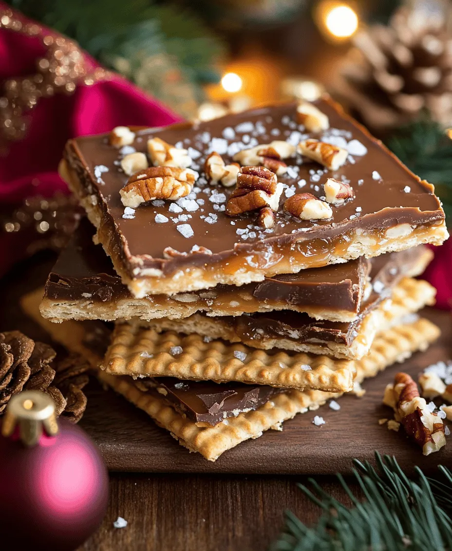 As the holiday season approaches, the air fills with a sense of joy, warmth, and the delightful aroma of festive treats. Families gather to celebrate traditions, reminisce about cherished memories, and indulge in an array of sweet confections that mark this special time of year. Among the many delightful creations that emerge from kitchens during the holidays, <strong>Christmas Cracker Candy Delight</strong> stands out as a festive staple that combines simplicity with irresistible flavor.” /></p>
</p>
<h3>Making the Toffee</h3>
</p>
<p>Creating the perfect toffee for your Christmas Cracker Candy Delight involves mastering a few essential cooking techniques. The process begins with melting butter and sugar together, which is the foundation of your toffee. Use a heavy-bottomed saucepan to ensure even heat distribution and prevent the mixture from burning.</p>
</p>
<p>Start by combining one cup of unsalted butter and two cups of granulated sugar in the saucepan over medium heat. Stir continuously with a wooden spoon or silicone spatula to dissolve the sugar into the butter. It’s crucial to keep the mixture moving to avoid hotspots that can lead to burning. As the sugar dissolves, the mixture will start to bubble.</p>
</p>
<p><strong>Timing is Key</strong>: The cooking time for the toffee can vary depending on your stove and the type of pan used. Typically, you will need to cook the toffee for about 10 to 15 minutes until it reaches a deep golden amber color. Use a candy thermometer to monitor the temperature, aiming for around 300°F (hard crack stage). When the mixture reaches this temperature, it will have caramelized properly, yielding that satisfying crunchy texture once cooled.</p>
</p>
<h3>Pouring and Baking the Toffee</h3>
</p>
<p>Once your toffee has reached the desired temperature, it’s time to pour it out. Prepare a large baking sheet lined with parchment paper or a silicone baking mat. This will prevent the toffee from sticking and make for easy cleanup later. Carefully pour the hot toffee mixture onto the prepared sheet, spreading it out evenly with a spatula.</p>
</p>
<p><strong>What to Look for During Baking</strong>: While some recipes call for direct baking, this recipe relies on the toffee cooling and setting on its own after being poured. However, if you choose to bake your toffee, watch for bubbling and ensure it does not darken too much, as this can indicate burning. You want a rich, golden color. Allow the toffee to cool completely at room temperature, which will take about 30 minutes.</p>
</p>
<h3>Adding Chocolate</h3>
</p>
<p>Once the toffee has cooled and hardened, it’s time to introduce a layer of chocolate. The type of chocolate you use can greatly influence the final flavor, so choose a good quality chocolate that you enjoy. Dark chocolate, semi-sweet, or even milk chocolate can work well.</p>
</p>
<p><strong>Techniques for Spreading Chocolate Evenly</strong>: Begin by chopping your chocolate into small, uniform pieces and melting it gently. You can do this using a microwave in 30-second intervals or over a double boiler. Stir the chocolate frequently to ensure it melts evenly without seizing.</p>
</p>
<p>Once melted, pour the chocolate over the cooled toffee. Use an offset spatula to spread it evenly across the entire surface. Take your time to ensure that every bit of toffee is covered, as this will add richness and depth to your Candy Delight.</p>
</p>
<h3>Final Touches</h3>
</p>
<p>To elevate your Christmas Cracker Candy Delight, consider adding a blend of nuts, a splash of vanilla, and a sprinkle of sea salt. Chopped pecans, almonds, or walnuts work beautifully, adding a delightful crunch that contrasts with the smooth chocolate and buttery toffee.</p>
</p>
<p><strong>Incorporating Nuts and Flavor Enhancements</strong>: After spreading the chocolate, gently press the chopped nuts into the surface while the chocolate is still soft. This ensures they adhere well once the chocolate sets. Additionally, a few drops of vanilla extract can be mixed into the melted chocolate for a subtle hint of flavor.</p>
</p>
<p>Finally, finish off your creation with a sprinkle of flaky sea salt. The salt will enhance the sweetness of the chocolate and toffee, creating a beautifully balanced treat.</p>
</p>
<h3>The Science Behind the Recipe</h3>
</p>
<p>Understanding the candy-making process gives you insights into achieving the best results. The key component of toffee is caramelization, which occurs when sugar is heated to high temperatures. During this process, sugar molecules break down and reform, creating complex flavors and that signature golden color.</p>
</p>
<p><strong>The Chemistry of Flavors</strong>: The interplay between sweet and salty elements in your Candy Delight offers a sensory experience that is both satisfying and addictive. The contrast of flavors helps to elevate the overall taste profile, making each bite more enjoyable.</p>
</p>
<p><strong>Importance of Temperature Control</strong>: When making candy, precision is crucial. If the toffee is undercooked, it may remain chewy instead of achieving the desired crunch. Conversely, overcooking can lead to bitterness. Using a candy thermometer ensures you hit the right temperature, resulting in perfectly cooked toffee.</p>
</p>
<h3>Decorating Your Candy Delight</h3>
</p>
<p>Presentation is key, especially during the festive season. To make your Christmas Cracker Candy Delight visually appealing, consider serving it in festive tins or on decorative platters. The colors of the chocolate and nuts contrast beautifully against a bright red or green background, enhancing the holiday spirit.</p>
</p>
<p><strong>Creative Ideas for Decorating</strong>: You can personalize your Candy Delight further by incorporating various toppings. Try using holiday-themed sprinkles or edible glitter for a touch of sparkle. Crushed candy canes or colored sugar can also add a festive flair, making your treats extra special.</p>
</p>
<h3>Storage and Shelf Life</h3>
</p>
<p>To keep your Christmas Cracker Candy Delight fresh, proper storage is essential. Store the candy in an airtight container at room temperature. If you live in a particularly warm climate, consider refrigerating it to prevent melting.</p>
</p>
<p><strong>Maintaining Freshness and Texture</strong>: For optimal texture, you want to avoid exposure to moisture, which can lead to a sticky or chewy consistency. Be sure to separate layers with parchment paper if stacking multiple pieces in a container.</p>
</p>
<p><strong>Suggestions for Gifting</strong>: When it comes to gifting, presentation matters. Wrap your Candy Delight in clear cellophane bags tied with festive ribbons. Alternatively, place the candy in decorative tins or boxes. Adding a personalized note or card can also enhance the gift’s charm, making it a thoughtful gesture for friends and family.</p>
</p>
<h3>Why This Recipe is a Must-Try</h3>
</p>
<p>Christmas Cracker Candy Delight is the epitome of holiday treats: easy to make, quick to prepare, and irresistibly delicious. This recipe not only brings joy to your gatherings but also allows you to share a piece of your culinary creativity with loved ones.</p>
</p>
<p>The joy of making and sharing homemade treats is unparalleled. Each batch you create can be a new adventure, whether you stick to the classic recipe or experiment with different nuts and chocolate varieties.</p>
</p>
<h3>Conclusion</h3>
</p>
<p>The festive spirit that Christmas Cracker Candy Delight brings to your holiday gatherings is truly special. This treat encapsulates the joy of the season, inviting friends and family to indulge in something sweet and homemade.</p>
</p>
<p>As you embark on creating this delightful candy, remember the pleasure of sharing these treats with others. Whether it’s for a holiday party, a gift, or simply a treat for yourself, the process of making and enjoying Christmas Cracker Candy Delight is a rewarding experience that embodies the warmth of the holiday season.</p>
</p>
<p>Explore more holiday recipes and traditions, and let your kitchen become a place of joy and creativity this festive season. Happy cooking!</p>
</div>