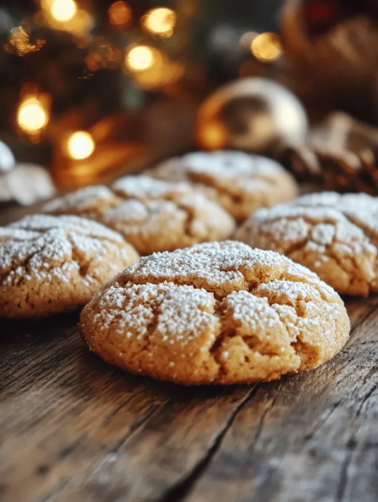 As the holiday season approaches, homes are filled with the warm scents of baking, laughter, and the spirit of togetherness. This is the time of year when families gather to celebrate traditions, create lasting memories, and share delicious treats. One such delightful holiday snack that has become a staple in many households is the Holiday Peanut Butter Crinkles. These cookies are not only a visual feast with their crinkled tops dusted in powdered sugar but also offer a delightful explosion of flavor, combining the rich, nutty taste of peanut butter with a sweet, tender texture that melts in your mouth.