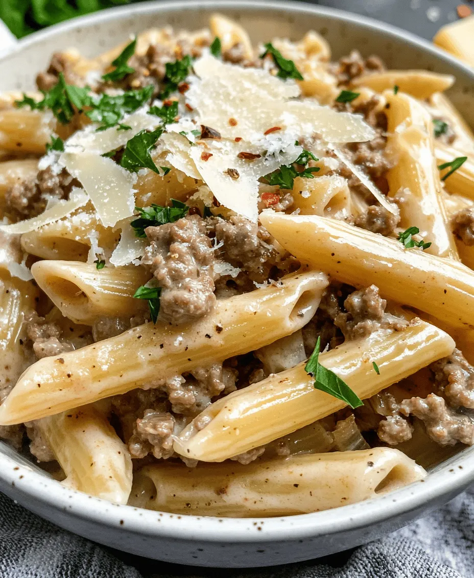 In the realm of comfort food, few dishes capture the heart and palate quite like Creamy Garlic Butter Beef Penne. This delightful pasta recipe combines the rich, savory flavors of garlic and butter with hearty ground beef, creating a dish that feels indulgent yet is surprisingly easy to prepare. The creamy sauce envelops each piece of penne pasta, ensuring every bite is filled with warmth and satisfaction.