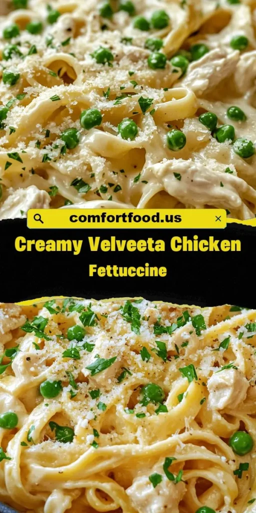 Bring the family together with this creamy Velveeta chicken fettuccine, a delightful one-pan lunch recipe thats perfect for busy days. This quick and easy dish features tender chicken enveloped in a rich, velvety sauce that pairs beautifully with fettuccine pasta. Discover this and other family-friendly lunch ideas on Therecipes! OnePanLunch FamilyFriendly CreamyFettuccine ComfortFood QuickMeals EasyRecipes DinnerIn30Minutes