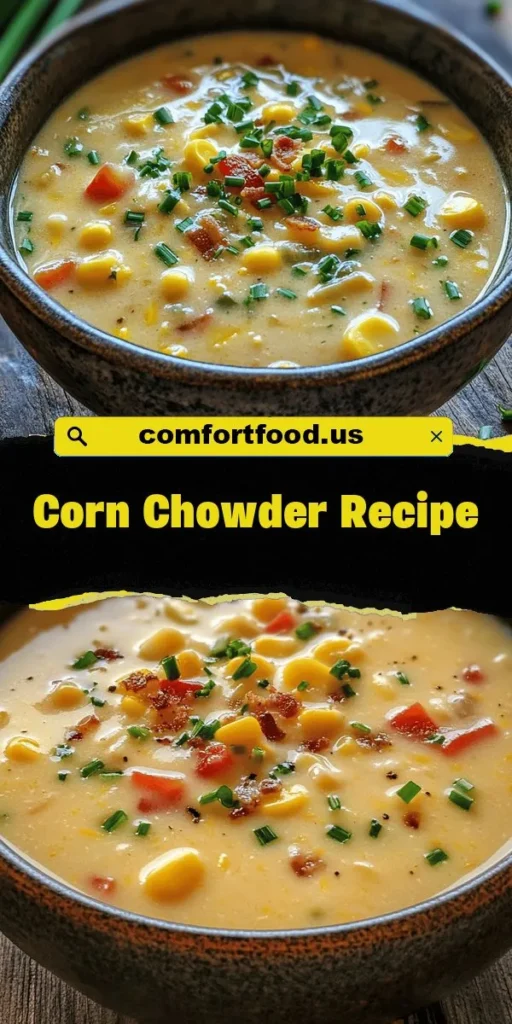 Looking for healthy lunch ideas that are both comforting and easy to make? Try whipping up a creamy sweet corn chowder thats perfect for any season. Packed with fresh vegetables and versatile enough for dairy-free options, this dish from Therecipes is sure to become a favorite in your lunch rotation! HealthyLunchIdeas EasyLunchRecipes CornChowder ComfortFood SeasonalEats CookingAtHome RecipeInspiration