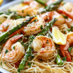 Discover the delightful fusion of flavors with our Lemon Garlic Angel Hair with Shrimp & Asparagus recipe. This dish is a perfect blend of fresh ingredients that come together in a light yet satisfying meal, ideal for any occasion. The zesty lemon and aromatic garlic elevate the delicate shrimp and tender asparagus, creating a standout dish that is not only quick to prepare but also rich in nutrients. In this article, we will walk you through the recipe in detail, discuss the health benefits of the ingredients, and provide tips for making this dish an unforgettable experience.