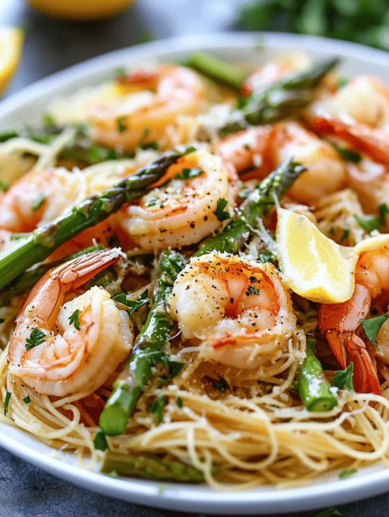 Discover the delightful fusion of flavors with our Lemon Garlic Angel Hair with Shrimp & Asparagus recipe. This dish is a perfect blend of fresh ingredients that come together in a light yet satisfying meal, ideal for any occasion. The zesty lemon and aromatic garlic elevate the delicate shrimp and tender asparagus, creating a standout dish that is not only quick to prepare but also rich in nutrients. In this article, we will walk you through the recipe in detail, discuss the health benefits of the ingredients, and provide tips for making this dish an unforgettable experience.