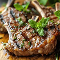 Grilled lamb chops are a true culinary delight, often regarded as a gourmet dish that brings sophistication and flavor to any dining experience. The allure of lamb, with its tender, juicy meat and distinct flavor, makes it a favorite among meat lovers and gourmet chefs alike. When grilled to perfection, lamb chops boast a charred exterior that locks in moisture, resulting in a succulent interior that is bursting with flavor.