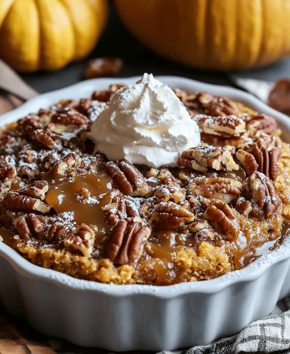 As the leaves turn and the air becomes crisp, there’s a warmth that beckons from the kitchen—a promise of sweet, comforting desserts that celebrate the flavors of the season. One such delight that captures the essence of fall is the Easy Caramel Pumpkin Pecan Cobbler. This decadent dessert combines the rich flavors of pumpkin and pecans with the lusciousness of caramel, creating a dish that is as visually appealing as it is satisfying. Whether it’s served warm with a scoop of vanilla ice cream or enjoyed on its own, this cobbler has a way of bringing people together, making it a staple for gatherings and family dinners during the autumn months.
