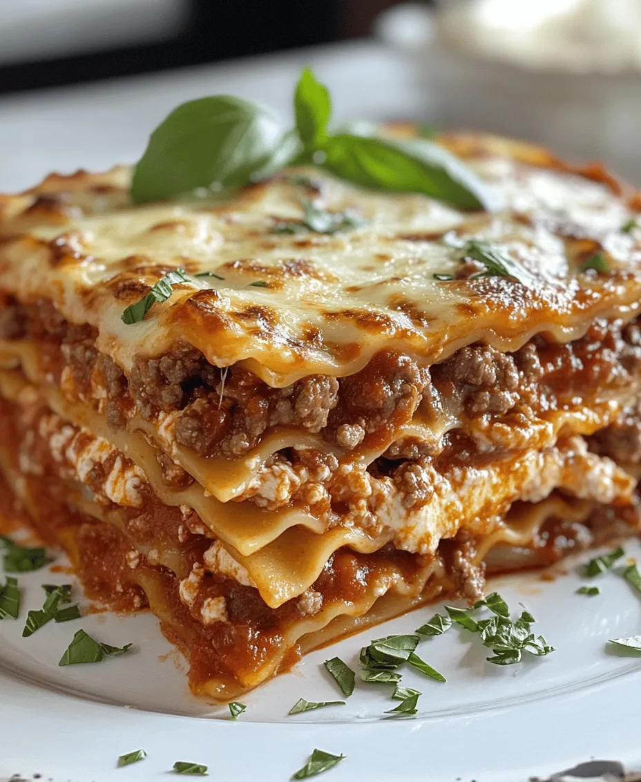 There’s something inherently comforting about a warm, hearty plate of classic beef lasagna. This beloved Italian dish has been a staple in households around the world, cherished for its layers of rich flavors and gooey cheese. Lasagna is not just food; it’s a culinary hug that brings family and friends together, whether during a cozy weeknight dinner or a festive gathering. The beauty of homemade meals lies not only in their taste but also in the love and care that goes into preparing them.