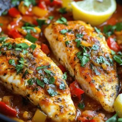 Tilapia is increasingly recognized as a versatile and healthy fish choice, making it a staple in kitchens around the world. Known for its mild flavor and flaky texture, tilapia is not only easy to prepare but also rich in nutrients, making it an ideal option for both everyday meals and special occasions. When paired with a vibrant roasted pepper sauce, tilapia transforms into a culinary delight that is sure to impress even the most discerning palates.