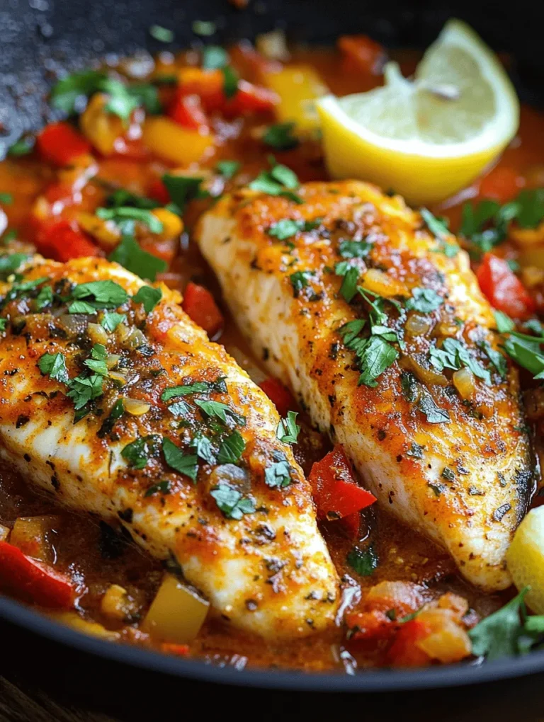 Tilapia is increasingly recognized as a versatile and healthy fish choice, making it a staple in kitchens around the world. Known for its mild flavor and flaky texture, tilapia is not only easy to prepare but also rich in nutrients, making it an ideal option for both everyday meals and special occasions. When paired with a vibrant roasted pepper sauce, tilapia transforms into a culinary delight that is sure to impress even the most discerning palates.