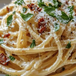 If you're in search of a dish that embodies comfort, flavor, and simplicity, look no further than creamy sun-dried tomato pasta. This delightful recipe strikes the perfect balance between indulgence and ease, making it an ideal choice for both weeknight dinners and special occasions.