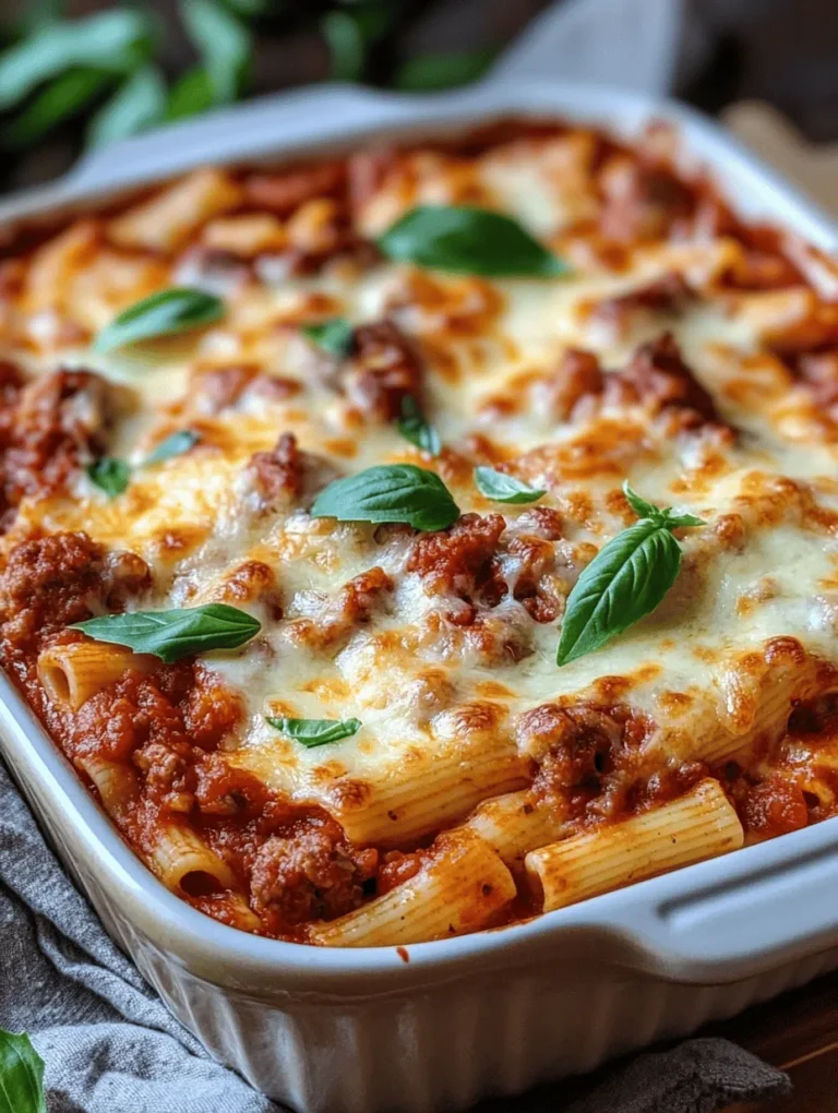 Baked ziti is a classic comfort food that has captured the hearts and palates of families across the globe. This Italian-American dish, known for its hearty and satisfying nature, is often a staple at family gatherings, potlucks, and cozy weeknight dinners. One of the most delightful variations of baked ziti is the sausage-stuffed rendition, which infuses the traditional recipe with rich flavors and a satisfying heartiness.