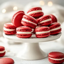 Macarons have taken the dessert world by storm, captivating the hearts (and taste buds) of sweet enthusiasts everywhere. These delicate French treats are beloved for their crisp exterior, chewy interior, and incredible versatility in flavor and color. Among the endless array of flavors, red velvet macarons stand out, offering a unique twist on a classic dessert. The rich, velvety flavor profile of red velvet combined with a luscious cream cheese frosting creates a dessert that's not only visually stunning but also irresistibly delicious.