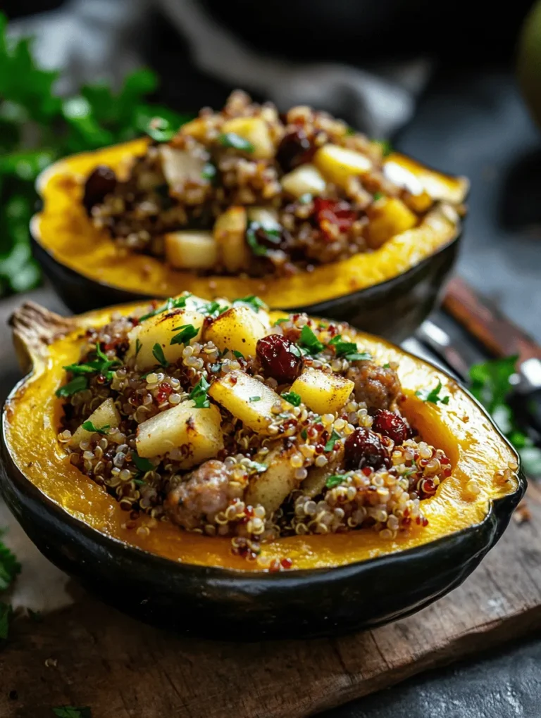 As autumn approaches, many of us begin to crave the rich, hearty flavors that define the season. One of nature's most versatile gifts during this time is the acorn squash. This delightful winter squash, with its unique shape and vibrant green and orange hues, is not only visually appealing but also packed with nutrients. Acorn squash serves as an excellent vessel for a variety of fillings, making it a perfect candidate for a wholesome and satisfying meal.